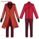 thumbnail image 3 of Hazbin-uniforme de ALASTOR de Hotel para hombre y mujer, disfraz de Cosplay con Peluca de Radio, traje rojo de demonio, conjunto de muñecas para fiesta de Halloween, 3 of 5