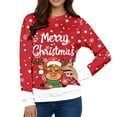 thumbnail image 6 of Christmas Sweater Men Sweaters Funny Sweatshirt Knit Plus Size Big and Tall Holiday Vacation Elf Adult Sweatshirts, 6 of 7