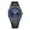 Black and Blue, variant on Men's watch with personalized dial, luminous, fashionable men's wristwatch, waterproof, trendy business watch