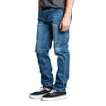 thumbnail image 2 of Men's Skinny Fit Stretch Raw Denim Jeans, Up To 42W, 2 of 5