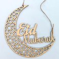 thumbnail image 3 of Musulmán Islam Luna Eid Mubarak Placa De Madera Colgante Decoración Ramadán A, 3 of 5