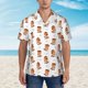 thumbnail image 2 of Fotbe Cute Little Pirate Red Panda Camisa Hawaiana para Hombre Unisex – Camisa Casual de Verano con Botones de Manga Corta de Algodón y Lino,XX-Large, 2 of 7