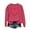Hot Pink, variant on Yievot Women's Valentines Sweatshirt Casual Heart Print Pullover Sweatshirts Holiday Vacation Graphic Tees Tops