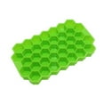 thumbnail image 3 of Advancent Molde de cubo de hielo de silicona grande 2 en 1 portátil Dropshipping con espacio de tapa Herramientas y accesorios para hornear Verde, 3 of 6