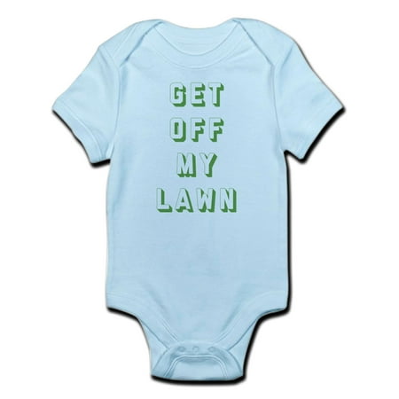 CafePress - Get Off My Lawn - Baby Light Bodysuit (Best Way To Get A Green Lawn)