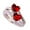 Red-D7-home supplies, variant on LEFTHIGH Home Women Female Fashion Lover Jewelry Heart Cut White Alloy Ring Adjustable US 6-12 for Party Wedding Engagement Gift and Casual Wear Apartment Essentials