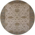 thumbnail image 1 of Ahgly Company Tapis d'Intérieur Rond Mid-Century Moderne Brun Camel Oriental, 6 Pieds Rond, 1 of 6