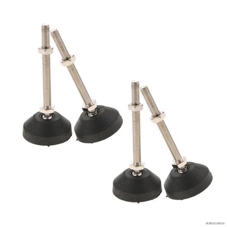 

4X Heavy Duty Furniture Glides Adjustable Machine Table Levelling Feet 60Mm