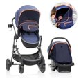 thumbnail image 1 of Pivot Vizor Travel System with LiteMax Infant Car Seat (Chasse Black), 1 of 15