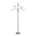 thumbnail image 1 of Simple Designs Lampadaire à col de cygne réglable à 5 lumières, 1 of 9