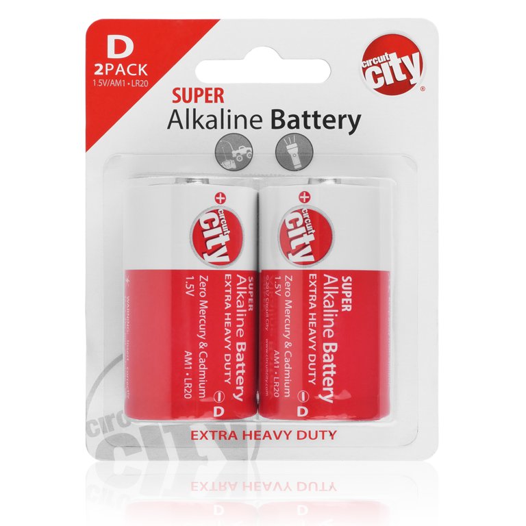 Circuit City C-Cell Enhanced Performance Alkaline Batteries (8-Pack)