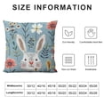 thumbnail image 5 of Nawypu  Cute Rabbit Throw Pillow Covers Pillow Cover Throw Pillow Cases Double Sided Plush Pillow Covers Decorative Throw Pillows Covers for Couch Living Room Bedroom, 5 of 5