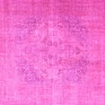 thumbnail image 1 of Ahgly Company Indoor Square Persian Pink Traditional Area Rugs, 7' Square, 1 of 4
