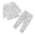 thumbnail image 2 of Baby Boy Easter Outfit Kids Easter Bunny Egg Print Long Sleeve Top and Pants Outfit Boys Clothes White 2-3 Years, 2 of 3
