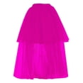 thumbnail image 3 of DuoJiaJ Tutu Skirts for Women A-Line Layered Knee Length Skirt Casual Midi Skirt,Pink One Size, 3 of 3