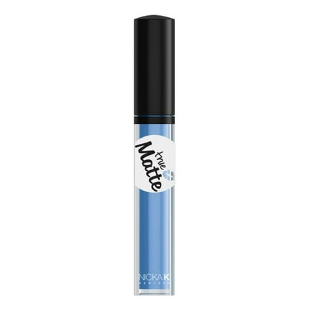 Color Cornflower Blue - NICKA K True Matte Lip Color - Cornflower Blue