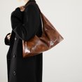 thumbnail image 3 of Bolso Transporte Suave Mano A La para Axila Hombro PU Mujer Al Aire Libre Con Cierre Gran Capacidad, 3 of 9