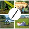 thumbnail image 5 of Uxcell 8.8 Inch Plastic Camping Tent Stakes Pegs with Hook Black 16Pcs, 5 of 6