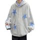 thumbnail image 5 of Sudadera con capucha y cremallera para mujer, estilo grunge Y2k, estilo informal, estilo urbano, para adolescentes, 5 of 5