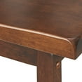 thumbnail image 3 of TMS 29" Barnaby Saddle Bar Stool, Set of 2, Brown, 3 of 5