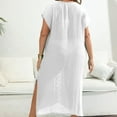 thumbnail image 4 of IROINNID Summer Dresses for Women , Plus Size Maxi Dresses for Women, V-Neck and Short Sleeve Casual Summer Sun Dresses, 4 of 4