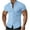 Sky Blue, variant on XMMSWDLA Mens Linen Shirts Short Sleeve Button UP Casual Lightweight Shirt Stylish Beach Tops Black Swim Shirts for Men