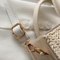 thumbnail image 4 of tejido capacidad superior, de mimbre, s de hombro, para informales, playa, , beige Colco monedero de paja, 4 of 8