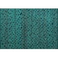thumbnail image 1 of Ahgly Company Indoor Rectangle Abstract Turquoise Blue Modern Area Rugs, 2' x 5', 1 of 4