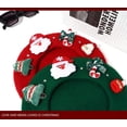 thumbnail image 2 of Unisex Cute Christmas Beret Cap with Decoration Pearl Sweet Wool Artist Beanies Hats, 2 of 4