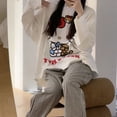 thumbnail image 3 of Pijamas Kawaii Sanrio Hello Kitty para niñas, ropa de dormir de poliéster de manga larga para estudiantes, regalo de dibujos animados de Anime Pochacco, Otoño e Invierno, 3 of 3