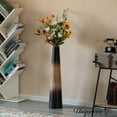 thumbnail image 6 of Tall Handcrafted Brown Ceramic Floor Vase - Waterproof Cylinder-Shaped Freestanding Design, Ideal for Tall Floral, 6 of 6