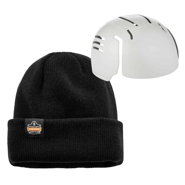 Gorro de punto acanalado Ergodyne N-Ferno 6811ZI con gorra