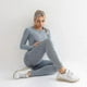 thumbnail image 4 of Los pantalones de la yoga empujan hacia arriba las polainas de la yoga de la aptitud del deporte del gimnasio de las mujeres, 4 of 5