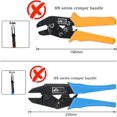 thumbnail image 2 of Multifunctional crimping tool cable pliers jaws mold suitable for home multi-purpose crimping tool mold cable pliers wire clamp carbon steel bare terminal crimping pliers for wire clamp, 2 of 5