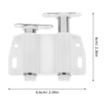 thumbnail image 2 of HEALEEP Home Improvement Cabinet Push Button Latch White 1Pcs, 2 of 8