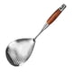 thumbnail image 4 of Espumadera ranurada BLESIY colador de alimentos para drenar cocción de bolas de hervida mango color madera, 4 of 8