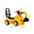 thumbnail image 4 of Retroexcavadora Ride-on Walker con luces y sonido para niños 1-, 4 of 6