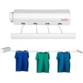 thumbnail image 3 of Wall Mounted Drying Rack, Collapsible Clothes Drying Rack with 4 Wires 3.2m Metal Retractable Clothes Drying Rack Heavy Duty Retractable Clothes Drying Rack, 3 of 5