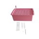 thumbnail image 4 of Cultivo hidropónico de interior, macetas de jardín con 24 agujeros, de cultivo hidropónico, conjunto hidropónico para sitio de planta, balcón Rosa, 4 of 9