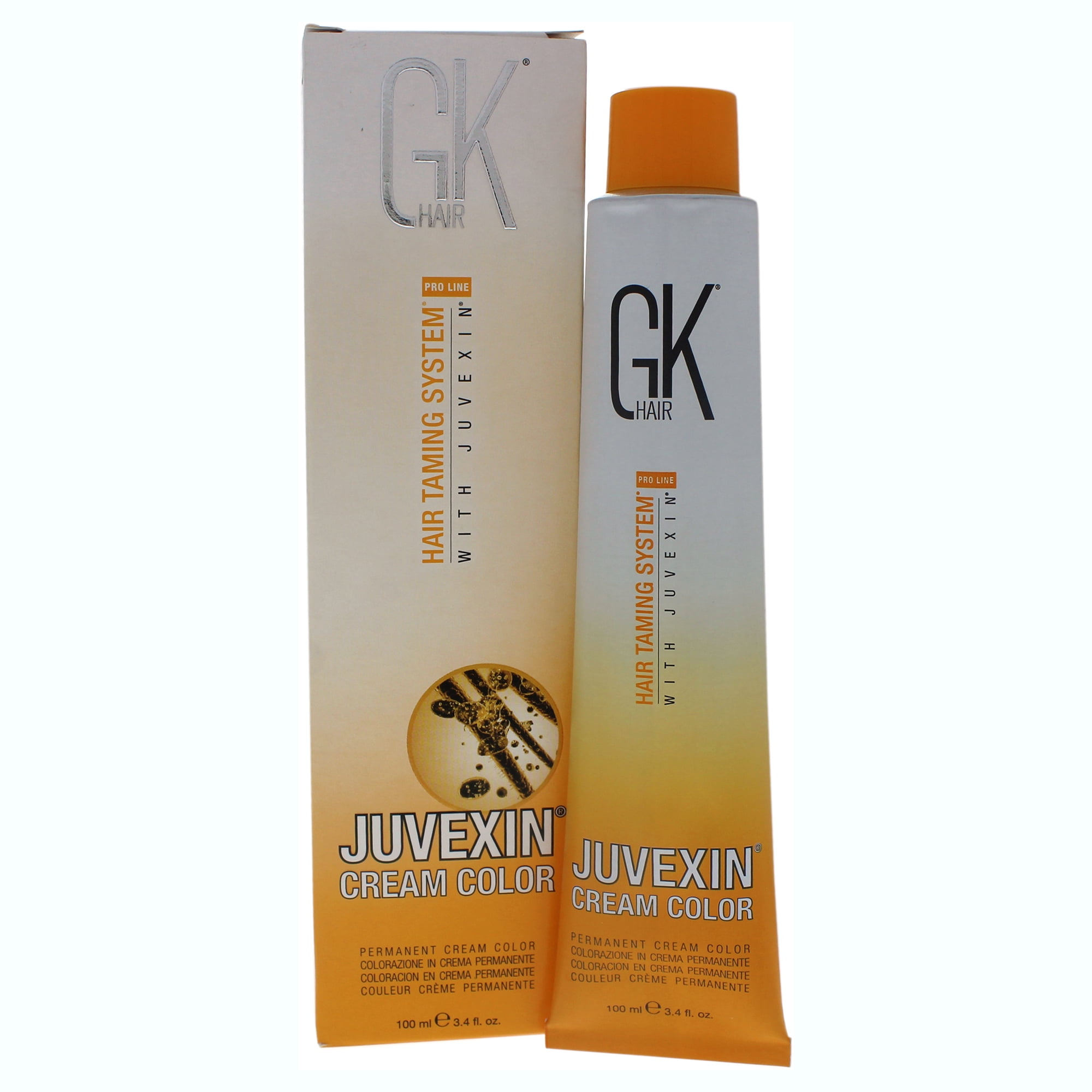 GK Hair Hair Taming System Juvexin Cream Color 4 Brown Walmart