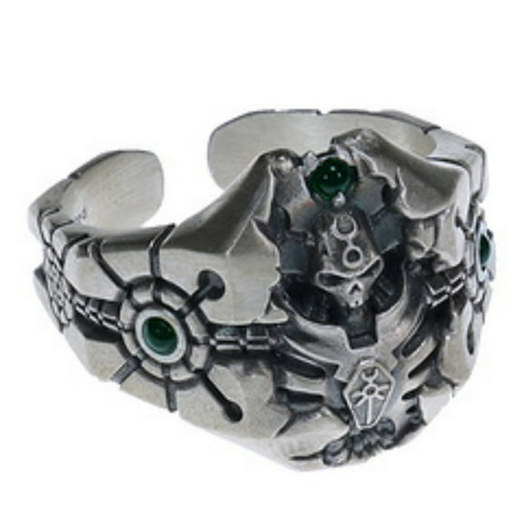 Starforged Mark of Phaeron Warhammer 40K Men‘s Sterling Silver Ring WH40