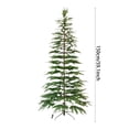 thumbnail image 4 of Pre-Lit Artificial Christmas Tree with LED Lights, Slim Holiday Xmas Tree with Realistic PE Foliage and Stand, Easy Assemble Indoor Home Decor for Living Room, Office, Party Christmas Decorations, 4 of 8