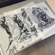 Calca 100 Sheets 8.5 x 11 Waterproof Inkjet Transparency Film Screen Print Transparency Paper