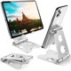 thumbnail image 1 of Soporte para teléfono, soporte para tableta, soporte universal ajustable para teléfono de escritorio, soporte sólido para teléfono inteligente para iPhone 11 Pro Max/XS Max, iPad, Samsung,, 1 of 7