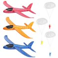 thumbnail image 1 of Toyvian 3PCS Flying Glider Planes Lightweight Throwing Plane Fun Toys Party Favors for Kids with 3 Paratroopers (Random Color), 1 of 4