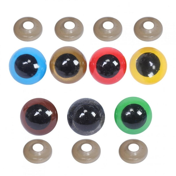 Ojos de Seguridad de Plastico para Manualidades de Juguete Duraderos de Larga Duracion 7 Colores Osos de Peluche Munecas Peluches para Amantes de las