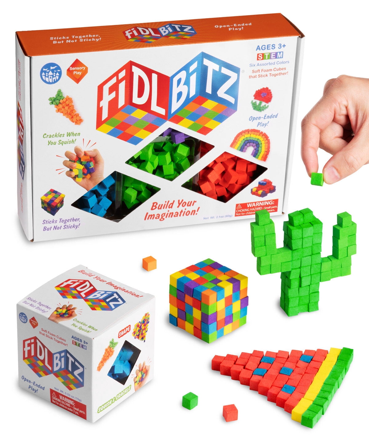 FidlBitz Build and Create Sticky Building Blocks