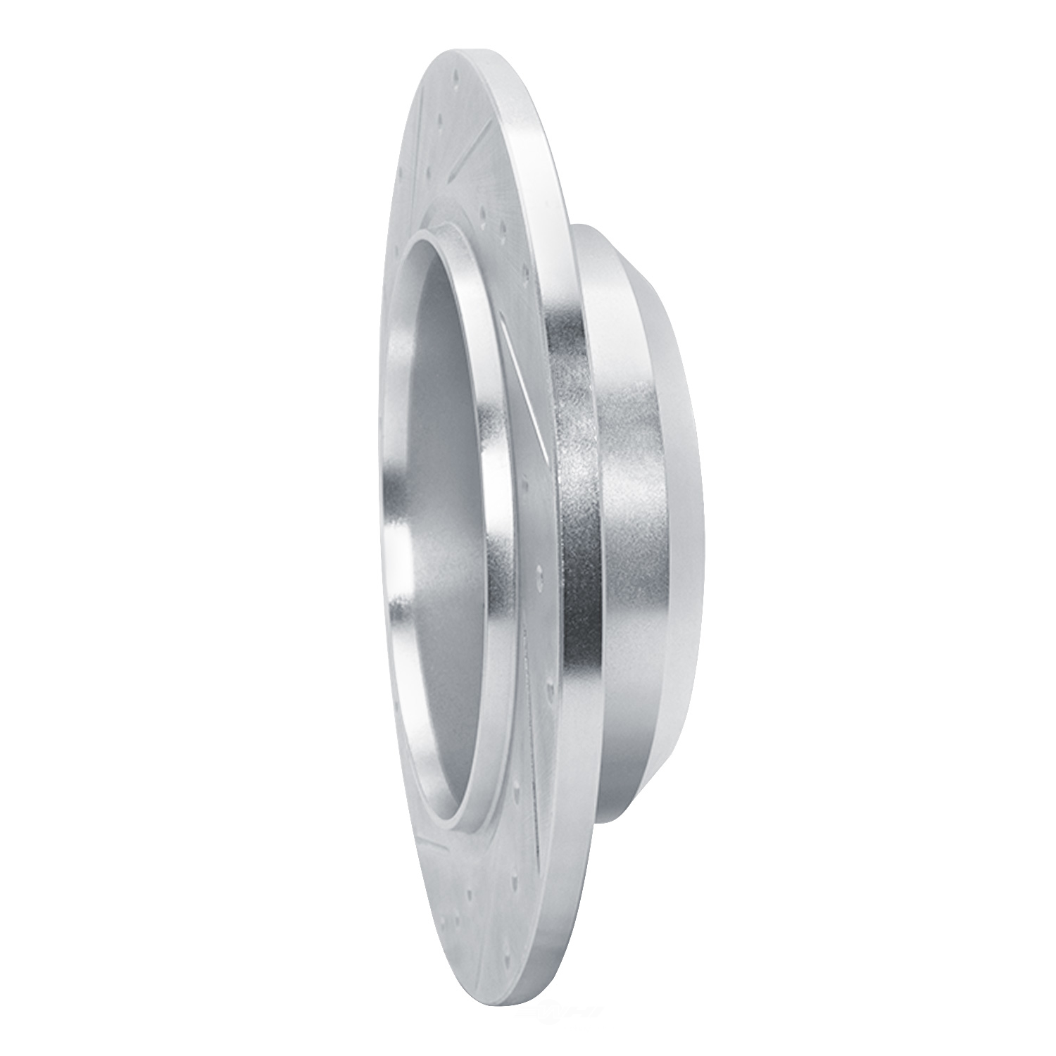 Dynamic Friction Company 631-42024R DFC Brake Rotor - Drilled And Slotted - Silver