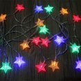 thumbnail image 5 of Kmdttou Solar Lights Outdoor Decorations Christmas Decorative Lights Snowflakes Christmas Wreaths Light Strings Bells Red Berries Figurines Decorative Lights, 5 of 6
