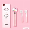 thumbnail image 1 of Hello Kitty Electronic Tooth Sanrio Electric Sonic Toothbrush Usb Charge Rechargeable Waterproof 2 Brushes Replacement Heads, 1 of 6